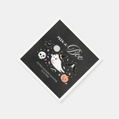 Peek-A-Boo Ghost Halloween Boy Baby shower Napkins Servet (Hoek)