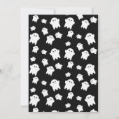 Peek A Boo Ghost Halloween Couples Baby shower Kaart (Achterkant)