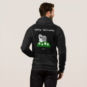 Peek A Boo Ghost Mannen Full-Zip Hoodie (Achterkant volledig)