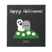 Peek-A-Boo Ghost Notitieblok (14 cm x 15,2 cm) (Voorkant)