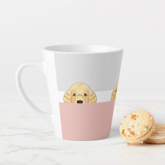 "Peek a Boo" Golden Retriever Dog | Latte Mok (In situ)