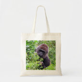Peek-A-Boo Gorilla Canvas tas (Voorkant)