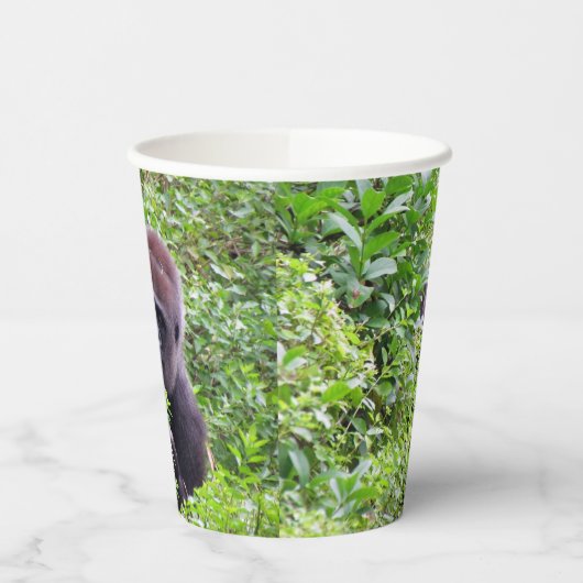 Peek-A-Boo Gorilla Paper cup Papieren Bekers (Links)