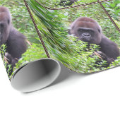 Peek-A-Boo Gorilla Wrapping Paper Roll Cadeaupapier (Rol Hoek)