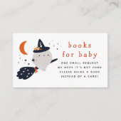 Peek a Boo Halloween Baby shower Boeken voor Baby Informatiekaartje (Voorkant)