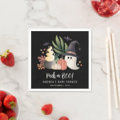 Peek a Boo Halloween Ghost Baby shower Servet (Insitu)