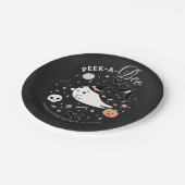 Peek-A-Boo Halloween Girl Baby shower Paper Bord (Gekanteld)