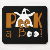 Peek A Boo Halloween T-shirts en cadeautjes Muismat (Voorkant)