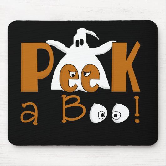 Peek A Boo Halloween T-shirts en cadeautjes Muismat (Voorkant)