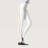 Peek-a-boo Huidstreep Kaukasisch Beige Vleeskleur Leggings (Rechts)