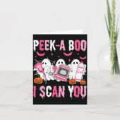 Peek A Boo I Scan You Soky Sonographer Ultrasound  Kaart (Voorkant)