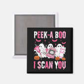 Peek A Boo I Scan You Soky Sonographer Ultrasound Magneet (Voorkant / Achterkant)