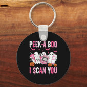 Peek A Boo I Scan You Soky Sonographer Ultrasound Sleutelhanger (Voorkant)