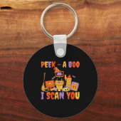 Peek A Boo I Scan You Soky Sonographer Ultrasound  Sleutelhanger (Voorkant)