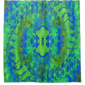 Peek-a-boo in het Zee... Douchegordijn (Voorkant)