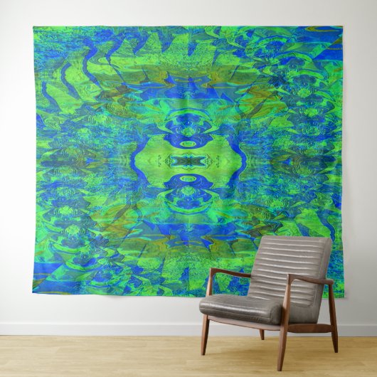 Peek-a-boo in het Zee... Wandkleed (In Situ (horizontaal))