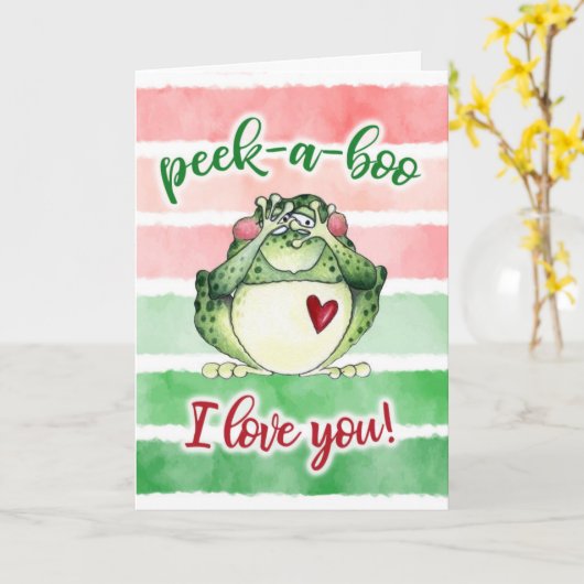 Peek-a-Boo Kaart (Gele Bloem)