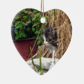 Peek-a-Boo Keramisch Ornament (Rechts)
