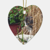 Peek-a-Boo Keramisch Ornament (Links)