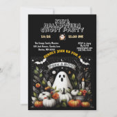 Peek A BOO Kinder Halloween Ghost Party Herfst Pom Kaart (Voorkant)