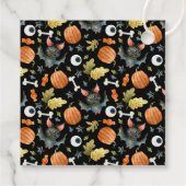 Peek-A-Boo | Little Ghost Halloween Baby shower Bedankjes Labels (Achterkant)