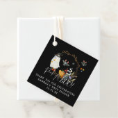 Peek-A-Boo | Little Ghost Halloween Baby shower Bedankjes Labels (In situ)