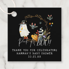 Peek-A-Boo | Little Ghost Halloween Baby shower Bedankjes Labels