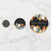 Peek-A-Boo | Little Ghost Halloween Baby shower Confetti (Achterkanten)