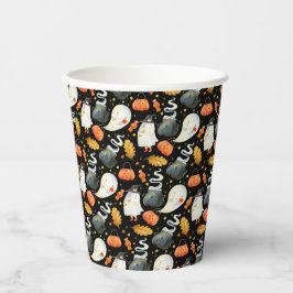 Peek-A-Boo | Little Ghost Halloween Baby shower Papieren Bekers