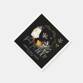 Peek-A-Boo | Little Ghost Halloween Baby shower Servet (Hoek)