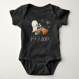 Peek-A-Boo   Little Ghost Halloween Romper