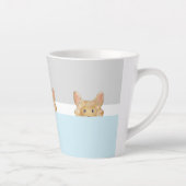 "Peek a Boo" Long Haire Chihuahua Dog | Latte Mok (Rechts)