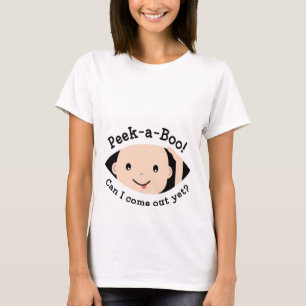 Peek-A-Boo moederschap T-Shirt