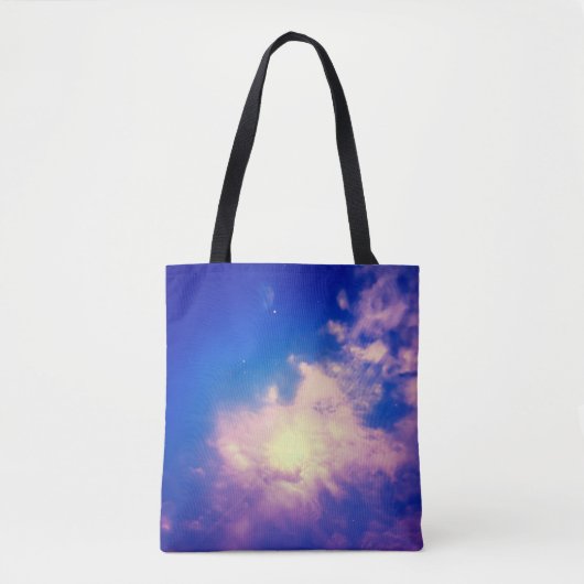 Peek-a-boo Moon Tote Bag (Voorkant)