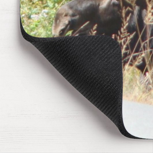 Peek-a-Boo Moose Mousepad Muismat (Hoek)