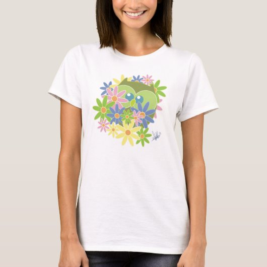 Peek-a-Boo Owl T-shirt (Voorkant)