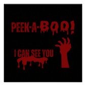 Peek a boo perfect poster (Voorkant)