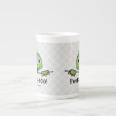 Peek-a-Boo Pets (Fun, Happy, Cute Turtle) Porselein Kop (Voorkant)