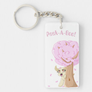 Peek-A-Boo Puppy Sleutelhanger! Sleutelhanger
