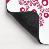 Peek a Boo Red Mousepad Muismat (Hoek)