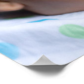 Peek A Boo Schattig Baby Poster (Hoek)