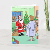 Peek-a-Boo Sleigh Kaart (Voorkant)