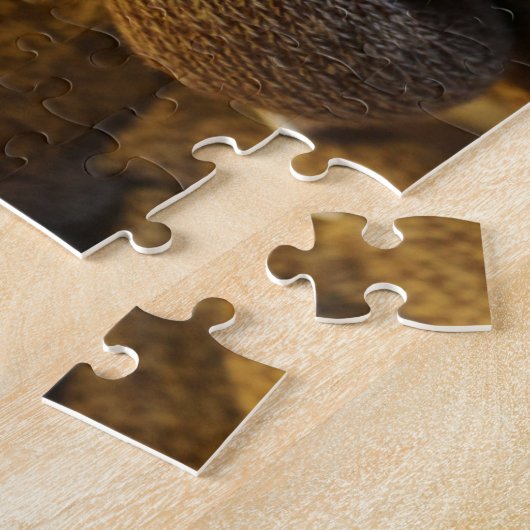 Peek-a-boo Sock Monkey Legpuzzel (Zijkant)