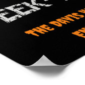 Peek A Boo Spooky Skull Halloween Poster (Hoek)