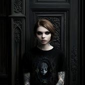 Peek-a-boo T-shirt voor dames