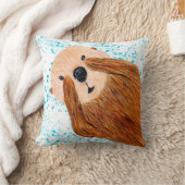 Peek a boo Zee Otter Kussen (Deken)