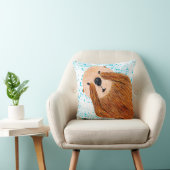 Peek a boo Zee Otter Kussen (Stoel)