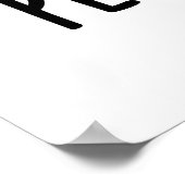 Peek A Poo Funny Poop Pun Poster (Hoek)