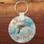 PEEK EEN BOO DAT IK JE KAN ZIEN KAN KUNNEN KIJKEN SLEUTELHANGER (Voorkant)