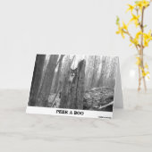 PEEK EEN BOO KAART (Gele Bloem)